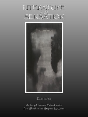 cover image of Literature and Sensation